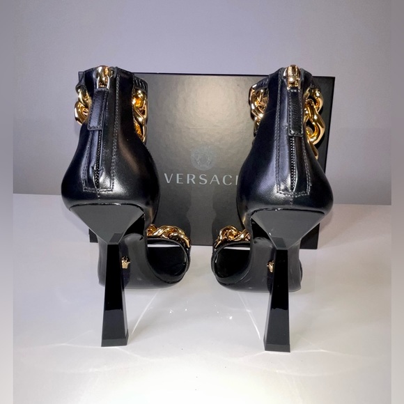 Versace Medusa Chain - 100% Authentic - News - Perfect Condition- 37.5 - DST568P - Picture 11 of 17